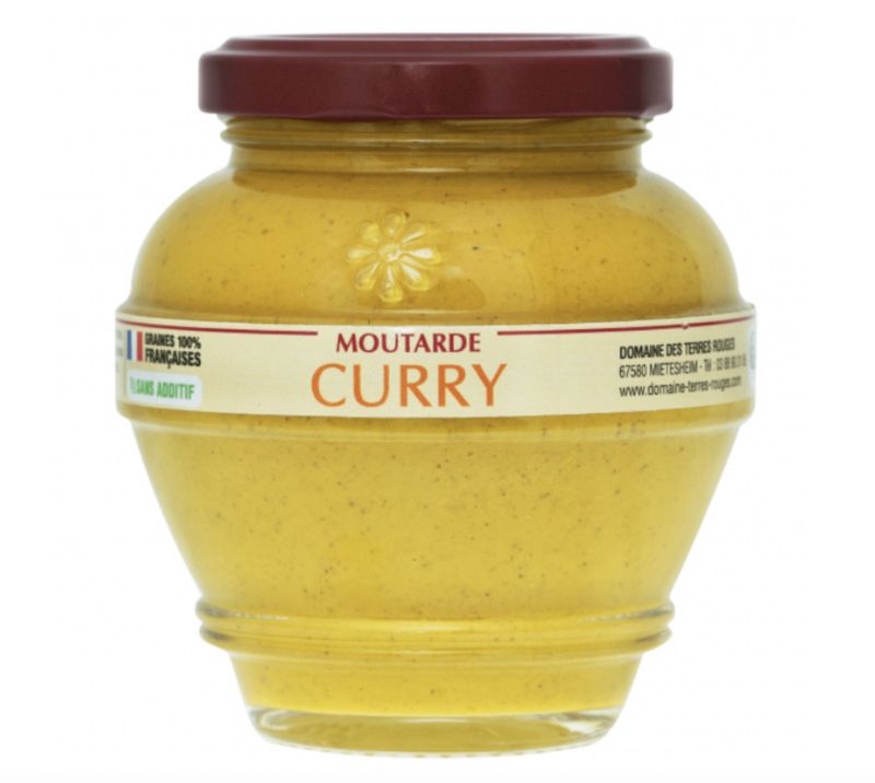 MOUTARDE FRANCAISE - AU CURRY - 200g