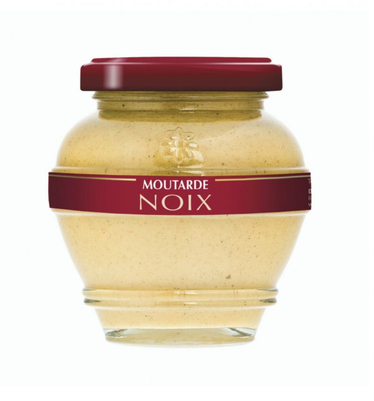 MOUTARDE FRANÇAISE - RECETTE AUX NOIX - 200g