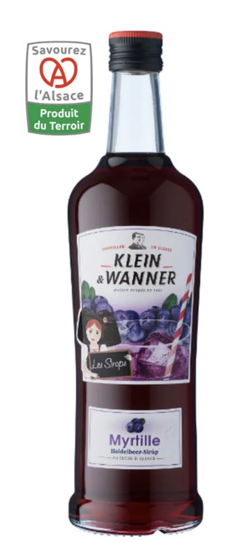 SIROP DE MYRTILLES - KLEIN ET WANNER - 70cl SIROP DE MYRTILLES - KLEIN ET WANNER - 70cl