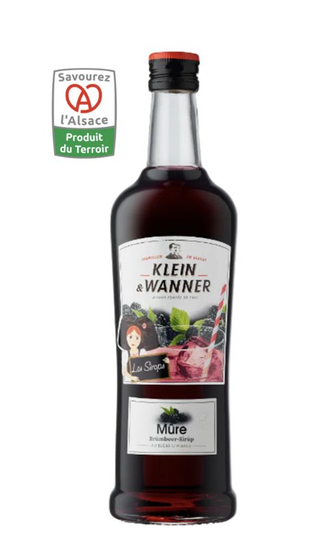 SIROP DE MURES - KLEIN ET WANNER - 70cl SIROP DE MURES - KLEIN ET WANNER - 70cl
