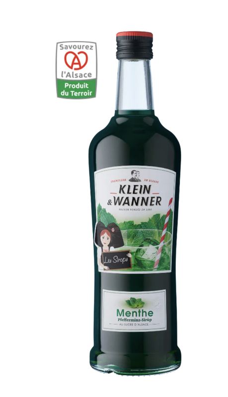 SIROP DE MENTHE - KLEIN ET WANNER - 70cl SIROP DE MENTHE - KLEIN ET WANNER - 70cl