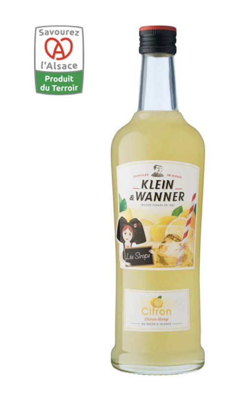 SIROP DE CITRON - KLEIN ET WANNER - 70cl SIROP DE CITRON - KLEIN ET WANNER - 70cl