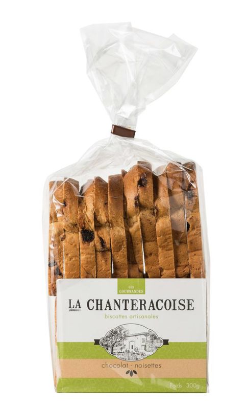 LA BISCOTTE "AU CHOCOLAT et NOISETTES" - 300gr : au choix :