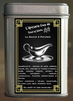 SAUCE 3 POIVRES - 350gr