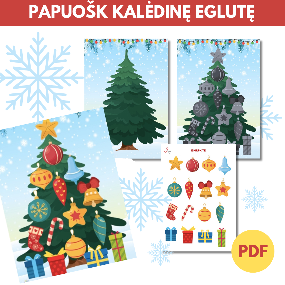 Papuošk Kalėdinę Eglutę