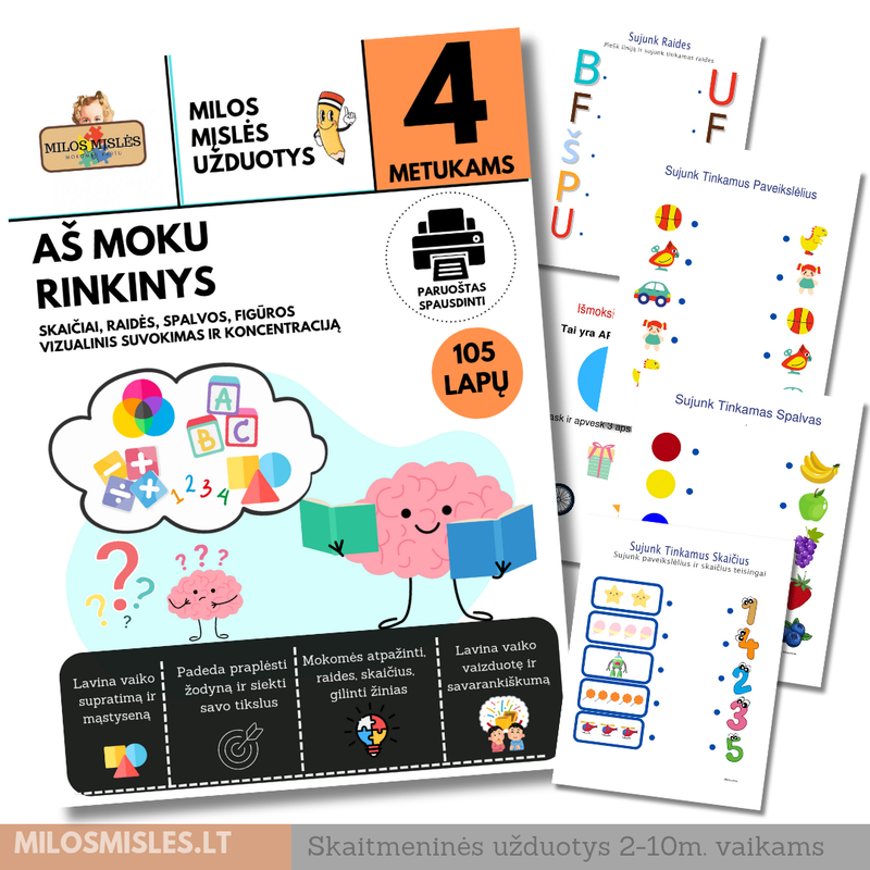 Lavinamoji užduočių knyga &#39;​AŠ MOKU&#39; PDF