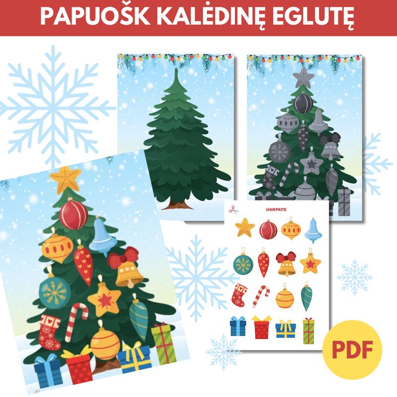 Papuošk Kalėdinę Eglutę