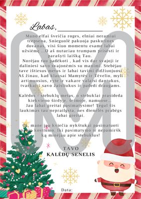 Laiškas nuo Kalėdų Senelio