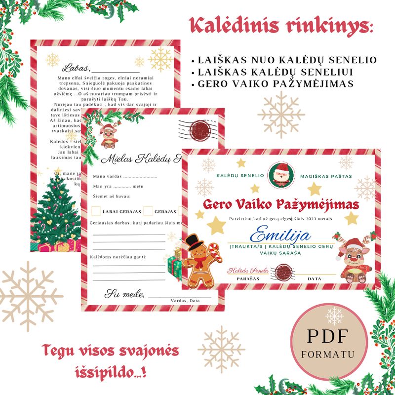 Lavinamoji priemonė 'Kalėdų Stebuklas' PDF