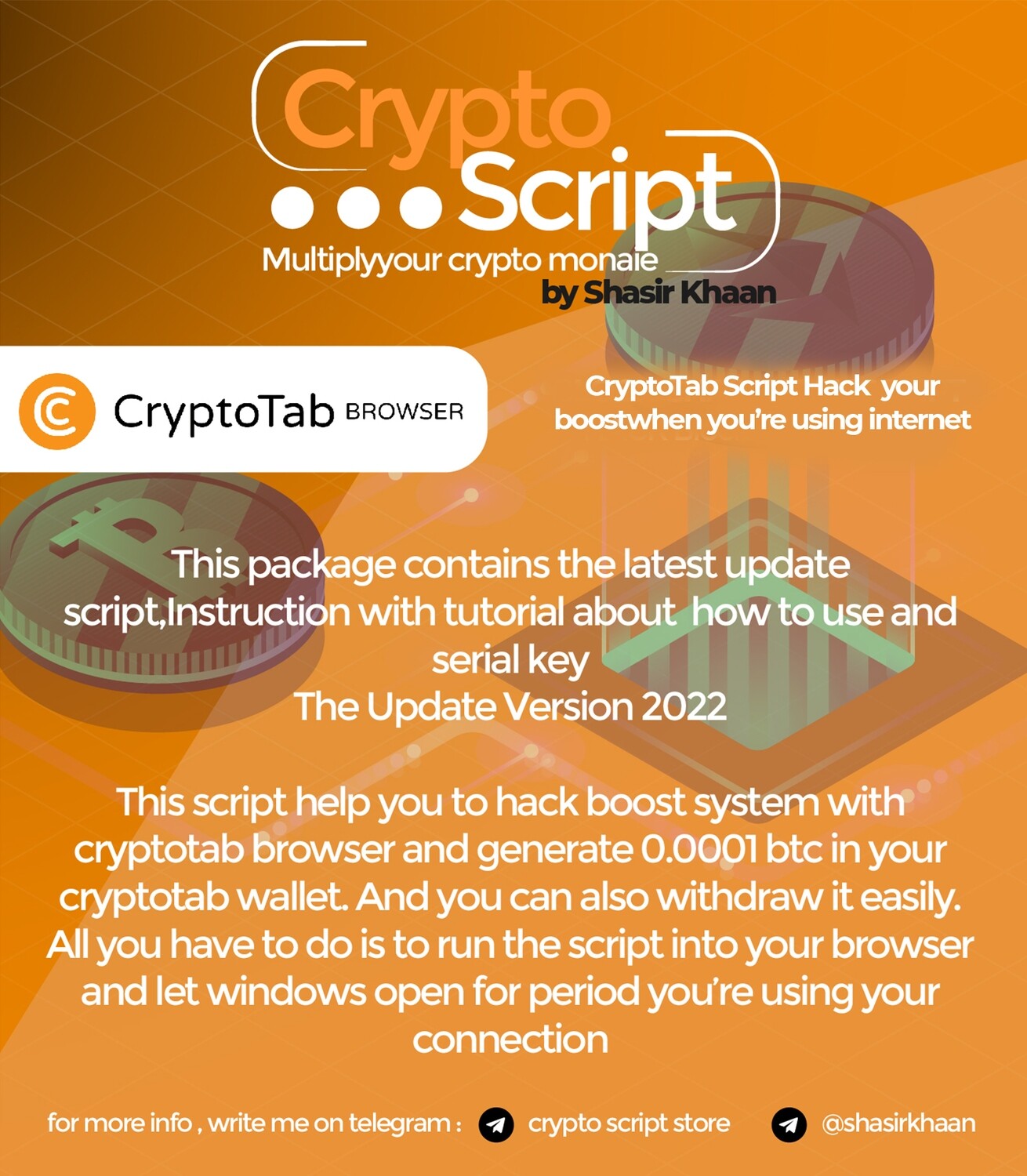 CRYPTOTAB Script- Boost your bitcoin