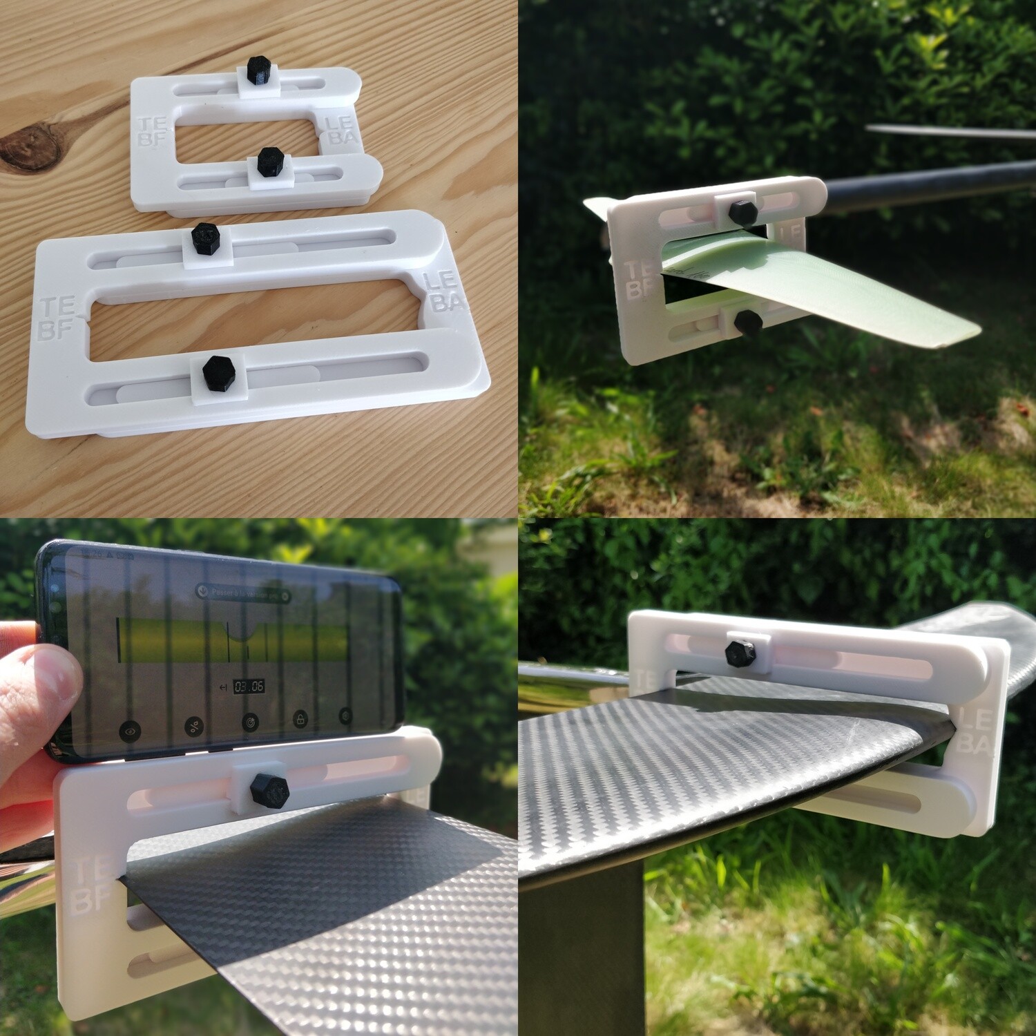 Adjustable angle measuring tools WINGFOIL