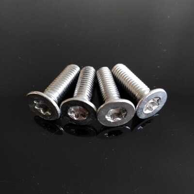 4x M6x20 screws - Stainless Steel 316 - T30