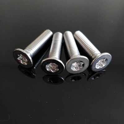 4x M6x25 screws - Stainless Steel 316 - T30