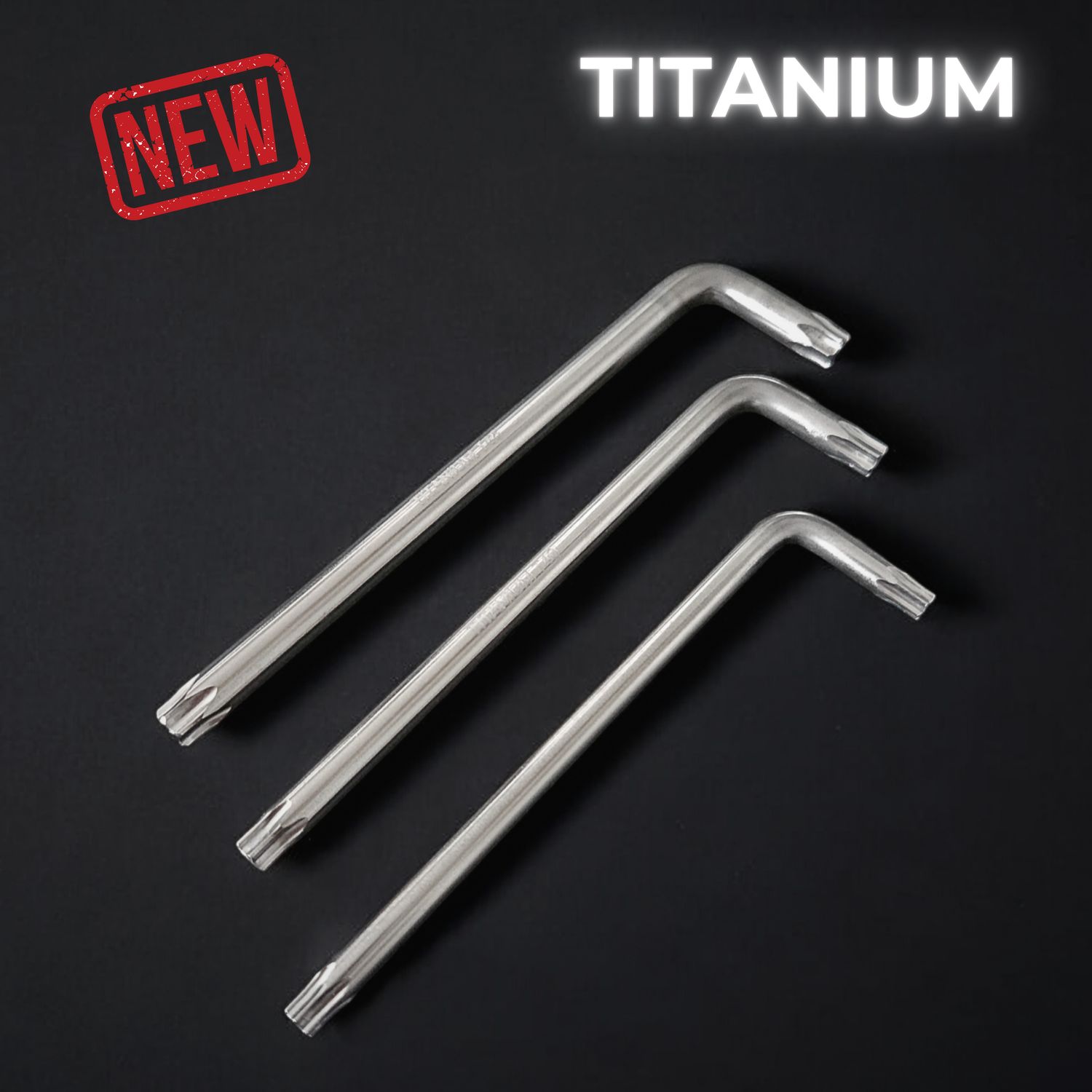 Titanium Torx Wrench - T30 - T40 - T45