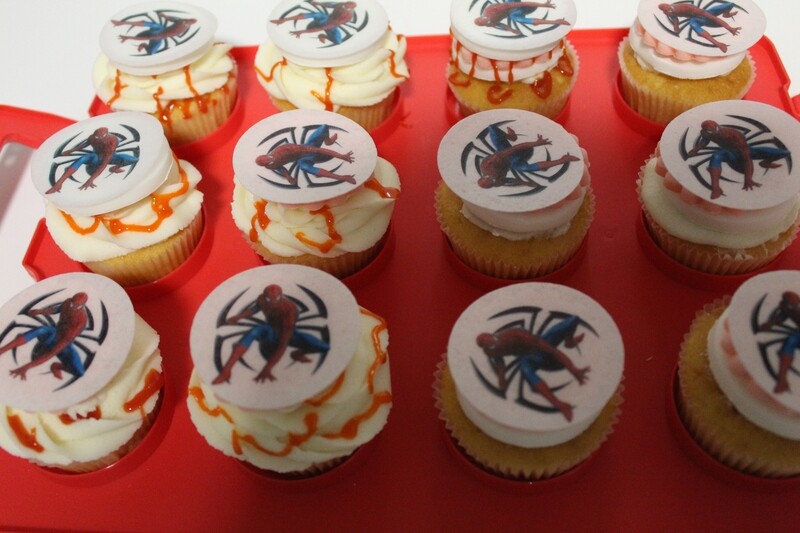 Spiderman Themed Edible Cake Topper Pre-Cut Icing Sheet