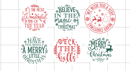 Christmas Toppers Collection 5