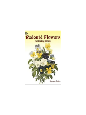 Redoute Flowers (Coloring Book)