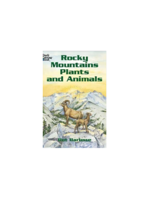 Rocky Mountains Plants and Animals (Coloring Book)