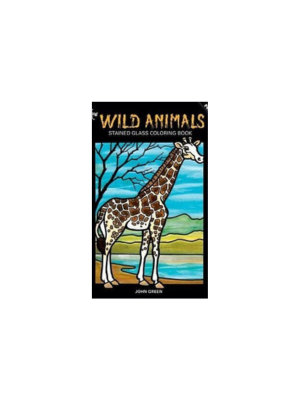 Wild Animals Stained Glass (Coloring Book)