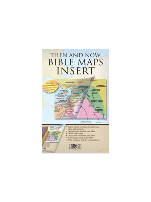 Then and Now Bible Maps Insert