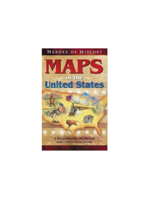 Maps of the United States: Reproducible Workbook (Heroes of History)