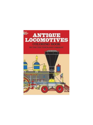 Coloring Book - Antique Locomotives