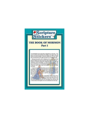Scripture Stickers Book of Mormon Part 1/50 count