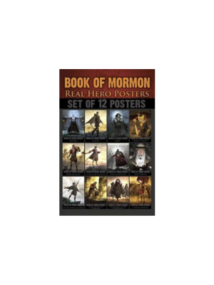 Real Hero Posters Book of Mormon 12 Set