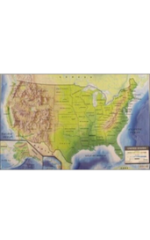 Map: U.S.A. Place Mat (Double-Sided)