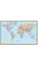 World Map 50x32 (Laminated)