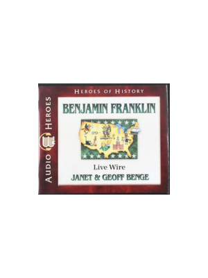 Benjamin Franklin Audiobook: Live Wire (Heroes of History) - CD