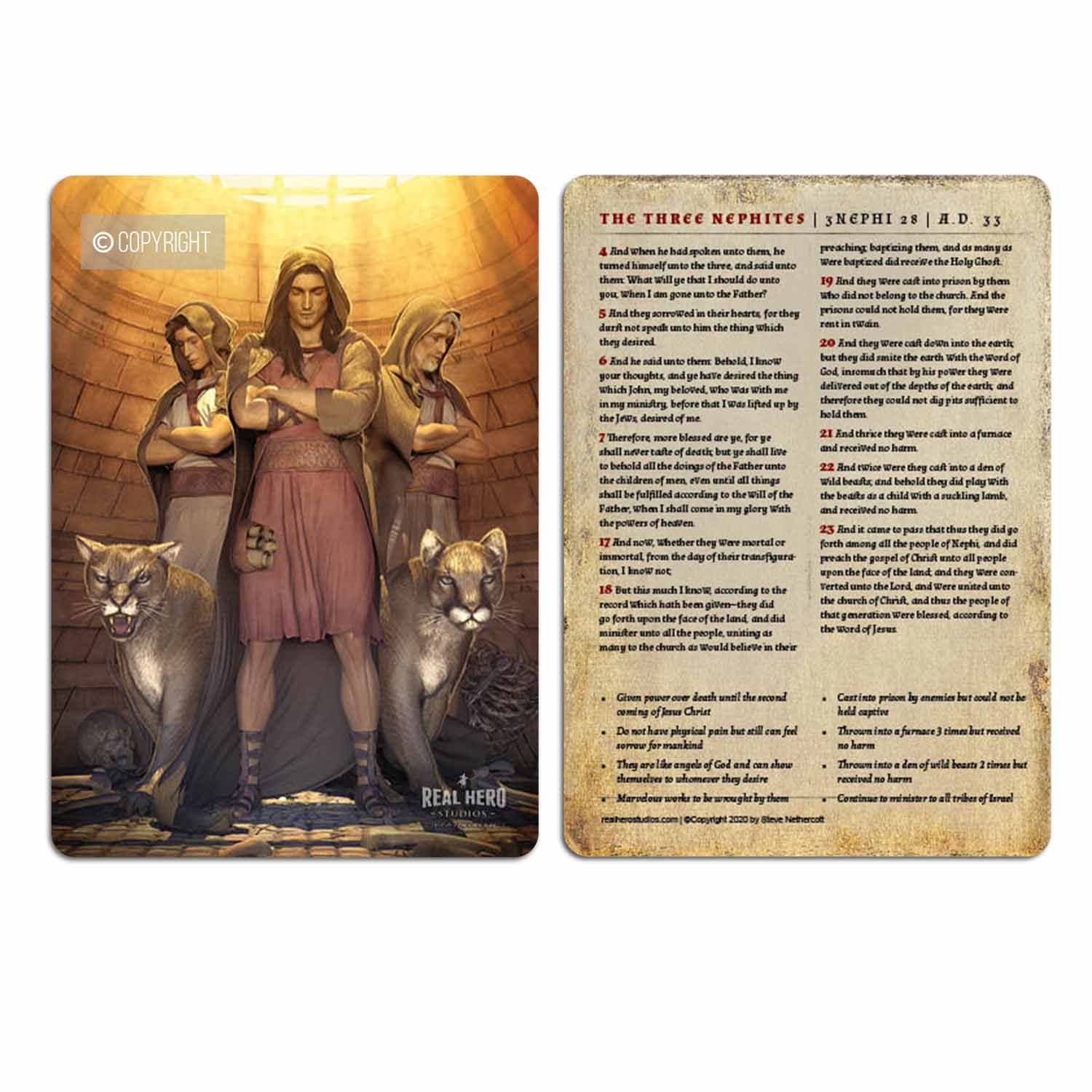 Three Nephites 5x7 Card