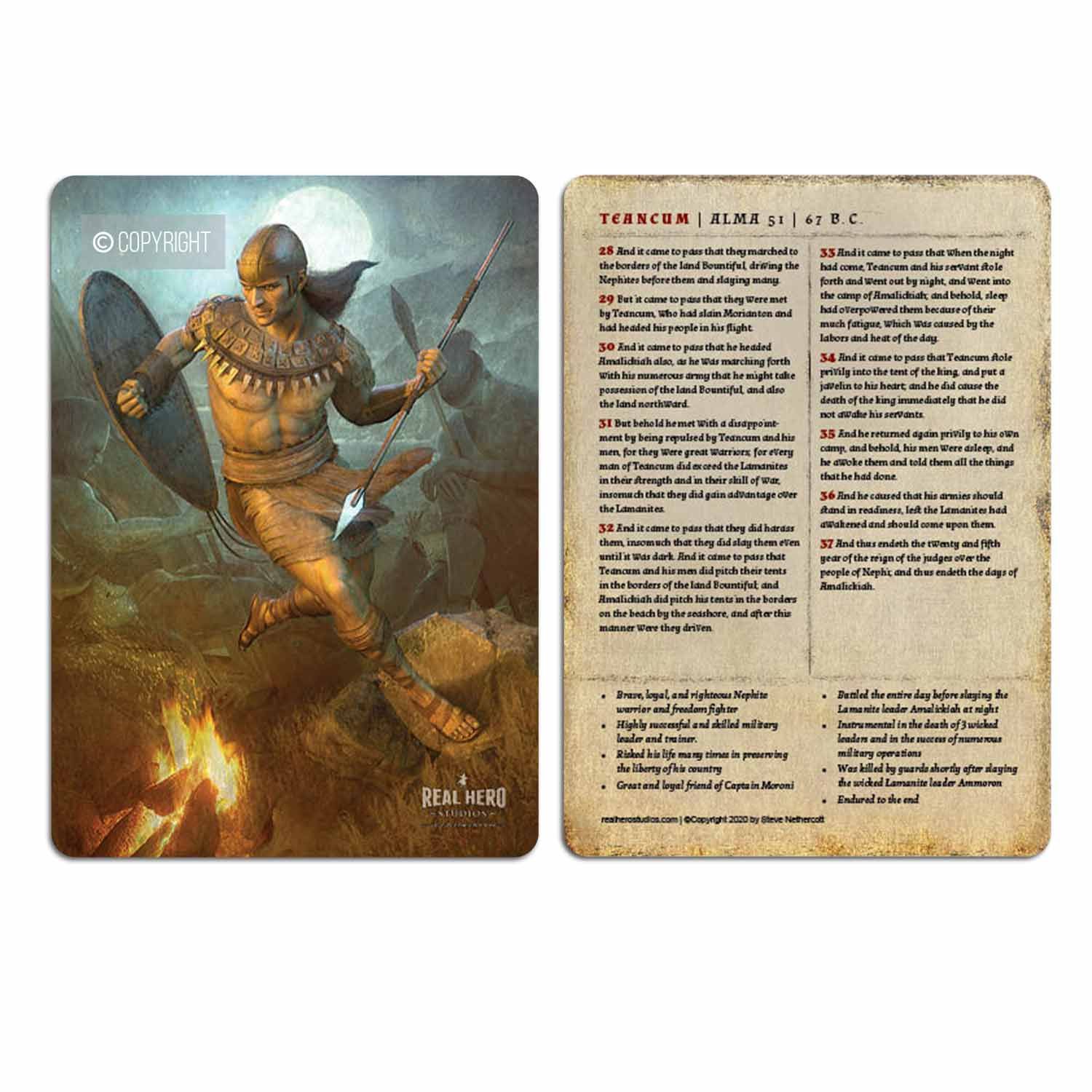 Teancum 5x7 Card