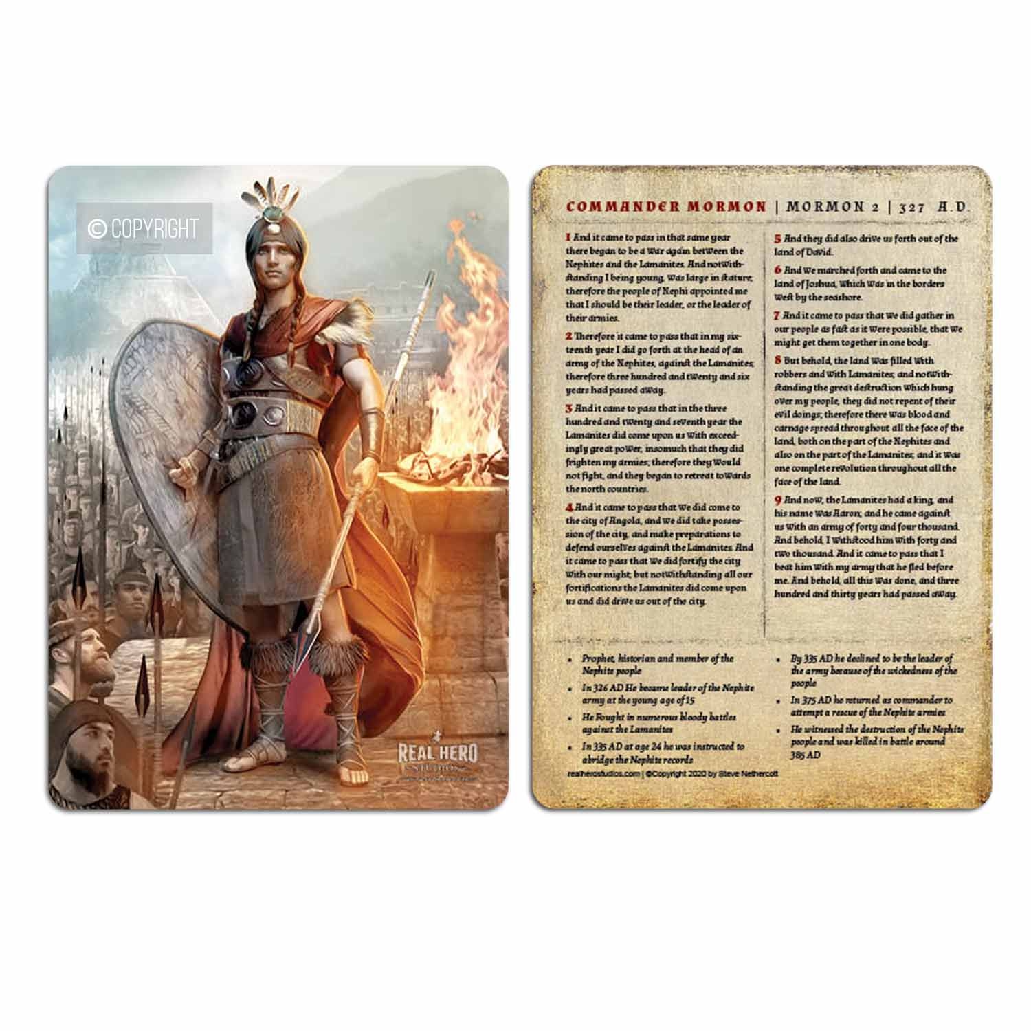Commander Mormon 5x7 Card