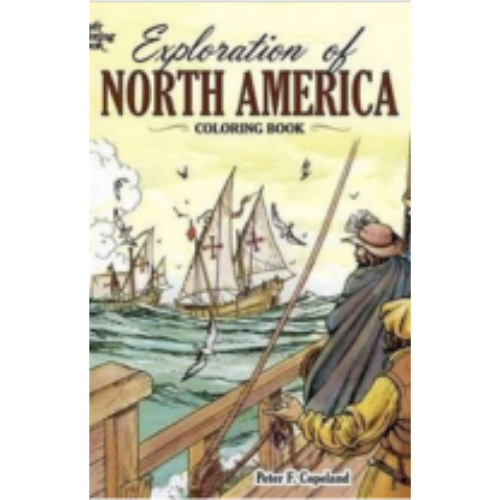 Exploration of North America (Coloring Book)