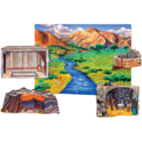 Felt Story: Hillside Scenery Board & Overlays