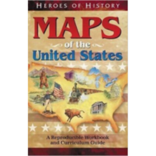 Maps of the United States: Reproducible Workbook (Heroes of History)