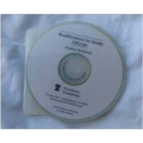 Qualifications for Godly Officials - CD
