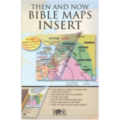 Then and Now Bible Maps Insert
