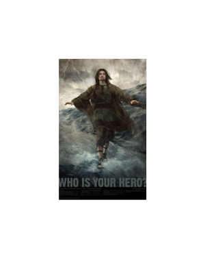 Peter Walks on Water 11x17 Poster