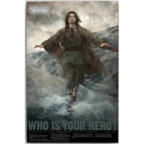 Peter Walks on Water 11x17 Poster