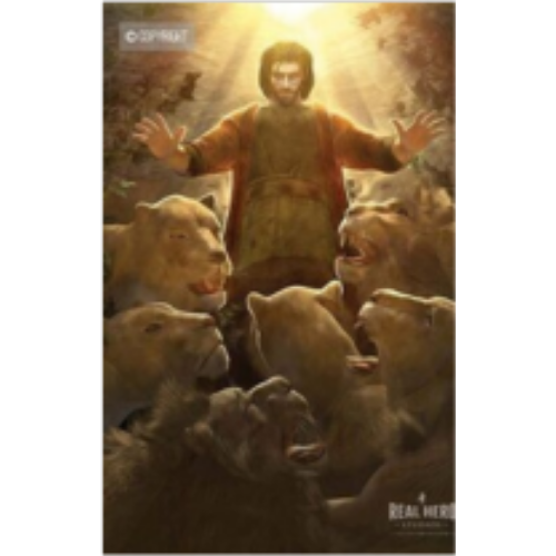 Daniel in the Lion's Den 11x17 Poster