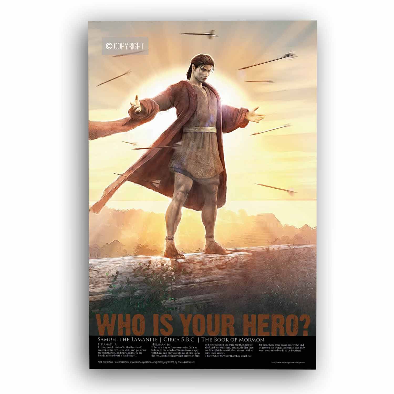 Samuel the Lamanite 11x17 Poster
