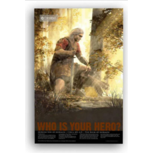Moroni, Son of Mormon 11x17 Poster