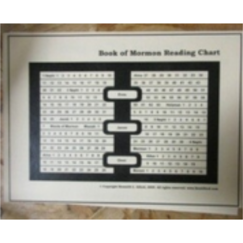 Book of Mormon/Doctrine and Covenants Reading Chart