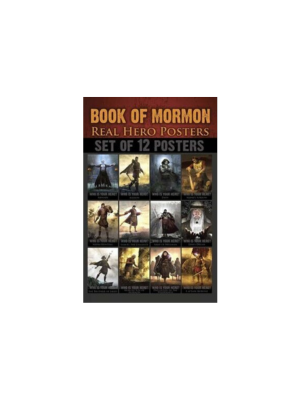 Real Hero Posters Book of Mormon 13 Set