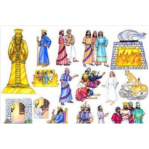 Daniel & the Lions Den/Shadrach (Small) - Felt Story