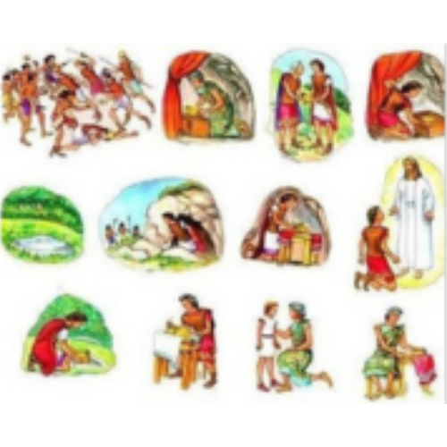 Mormon & Moroni (Small) - Felt Story