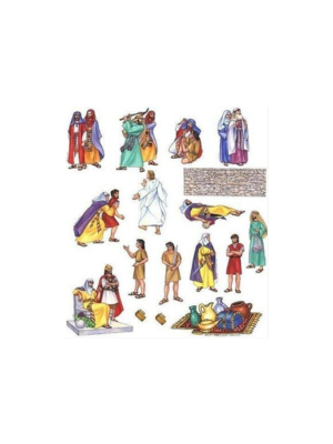 Nephi & the Brass Plates (small) Felt Story