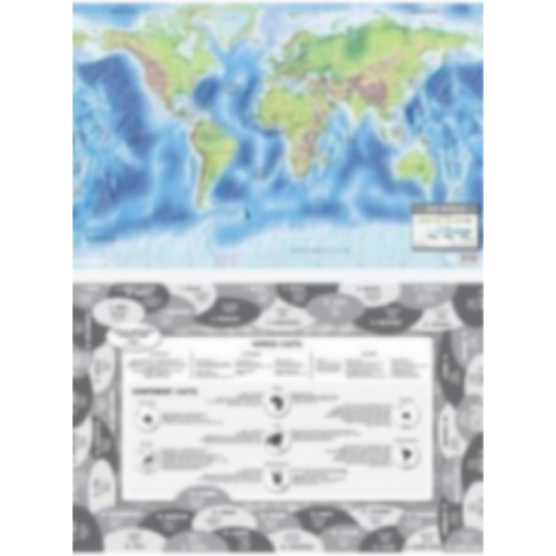 Map: World Double-Sided PlaceMap Map: World Double-Sided PlaceMap